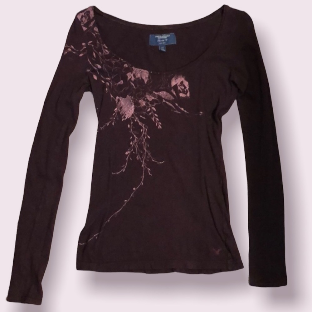 Cotton long sleeve top